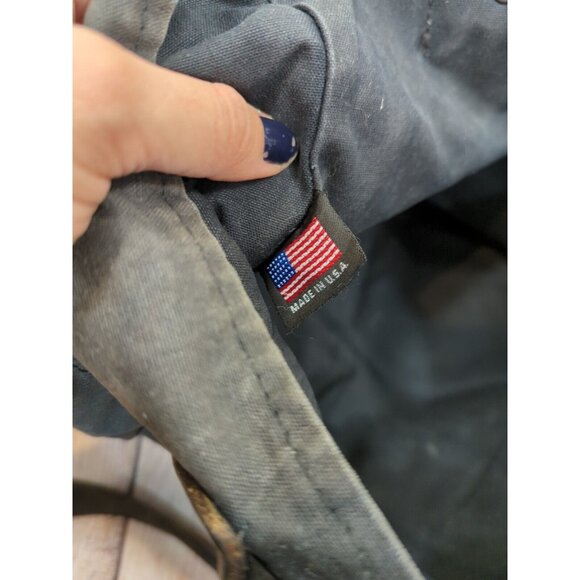 Tanner Goods Men's Canvas Leather Tote Travel Bag Made in USA - Picture 8 of 11